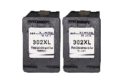 HP 302XL Nero 2 pezzi Compatibile per DeskJet 1110, 2130 e 3630 F6U68AE