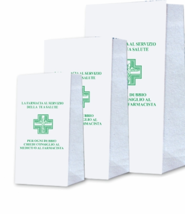 Art. EGO009 Sacchetti di carta  F.to 14+8x28 - Kraft 30 gr. , ct 10kg.