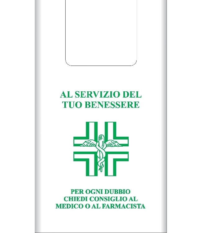 Art. BIEGO034X Shoppers  F.to 27x50 biodegradabile e compostabile,  Manico a canottiera, ct 5 kg.