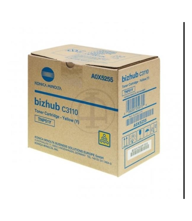 Konica Minolta TNP51 giallo originale A0X5255