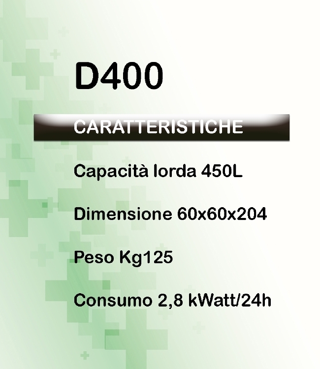 FRIGO PER FARMACI 400L DOPPIA TEMPERATURA