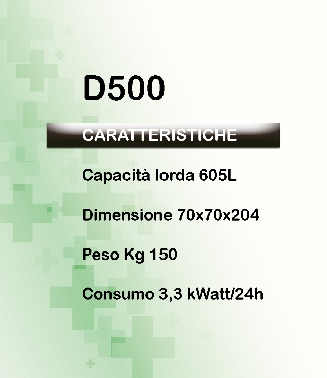 FRIGO PER FARMACI 500L DOPPIA TEMPERATURA