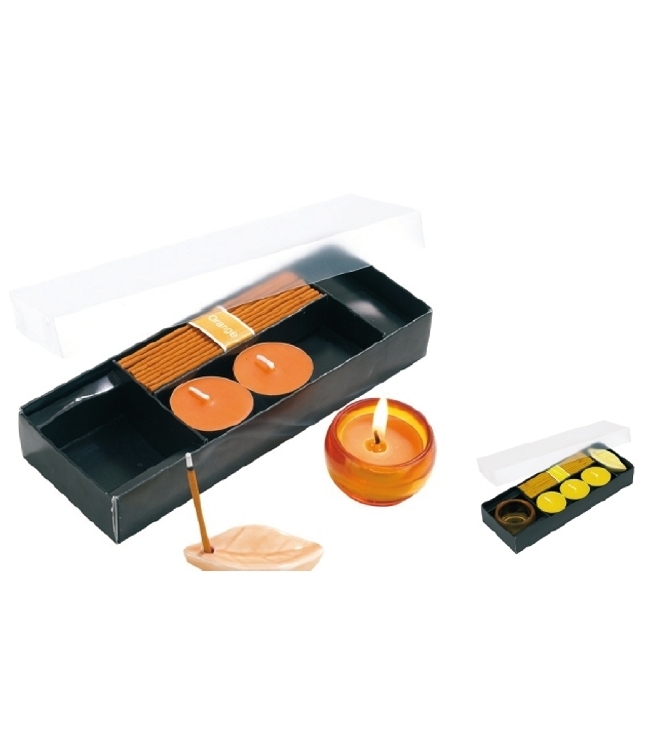 Art. FS560902136, Set profumato in 3 colori.